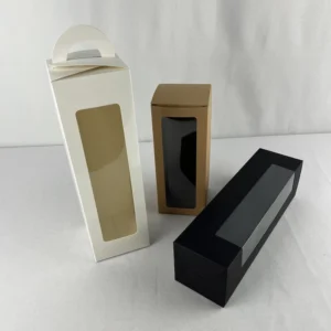 Custom Cosmetic Foldable Paper Packaging Box with Transparency Window