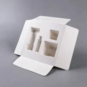 Custom Cosmetic Packages Paper Pulp Insert for 30ml Bottles Bulk Order
