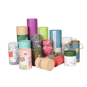 Custom Cosmetic, Perfume, and Essential Oil Round Cardboard Paper Tube