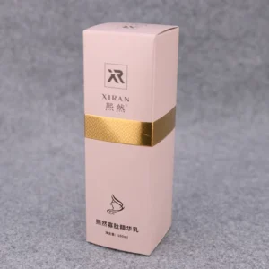 Custom Cosmetic Skin Care Folding White Cardboard Paper Box Packaging