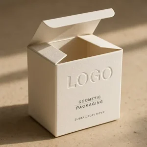 Custom Cosmetic Skin Care Folding White Cardboard Paper Box Packaging