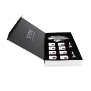 Custom Cosmetic Skin Care Serum Magnetic Rigid Gift Box with Collagen Protein and Lotion Serum