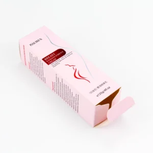 Custom Cosmetic Skincare Paper Packaging Box Recyclable White Cardboard Full-Color Printing Folding