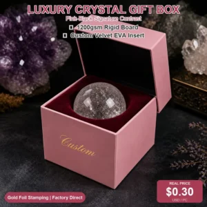 Custom Crystal-Clear Acrylic Gift Packaging Box with Square Paper Cardboard Lid and Base, Reusable Jewelry Display