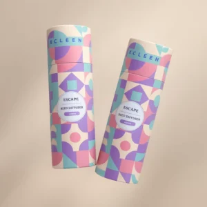 Custom Cylindrical Cardboard Paper Tube Packaging Round Canister Box for Gifts Food Cosmetics and Home Products