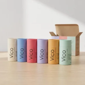 Custom Cylindrical Shape Paper Tube Candle Home Fragrance Diffusers Aromatherapy Packaging Round Box
