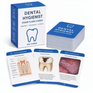 Custom Dental Board Exam Flash Card Deck for DDS and DMD Dental Schools