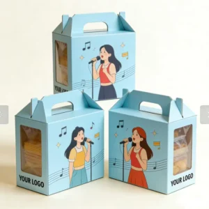 Custom Design Food Grade Bread Drawer Box with Window for Biscuits