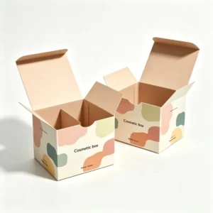 Custom Design Logo Small Folding Cardboard Packaging Box for Skincare Products, Lipstick, and Face Cream