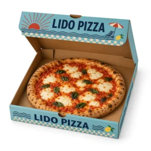 Custom Design Takeaway Craft Pizza Box