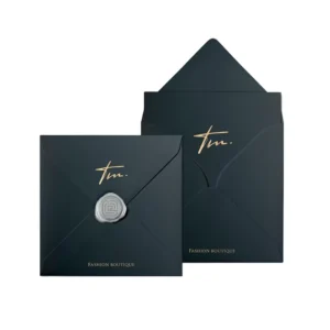 Custom Designer Decorative Luxury Fancy Paper Envelopes With Small Business Thank You Cards