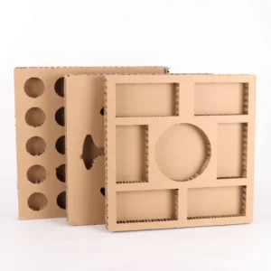 Custom Die Cut Honeycomb Paper Tray with Custom Size and Shape, Protective Cardboard Packaging Insert