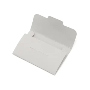 Custom Die Cut Rectangle Textured Paper Jewelry Packaging Bag with Durable Screen Printing