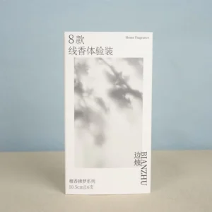 Custom Diffuser Reed Incense Stick Fragrance Folding White Cardboard Packaging Box
