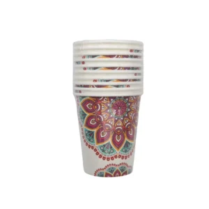 Custom Disposable Eco-friendly Paper Cups for Hot Drinks and Parties Custom Printed with Logo