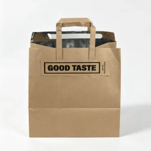 Custom Disposable Insulation Bag Take out Special Commercial Dessert Milk Tea Barbecue Kraft Paper Portable Bag