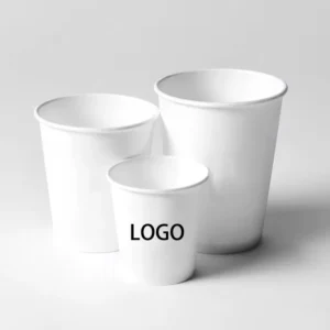 Custom Disposable Paper Coffee Cup with Lid for Hot Drinks