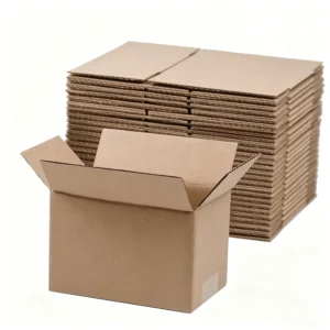 Custom Double-Wall Brown Corrugated Cardboard Moving Storage Shipping Box with Logo