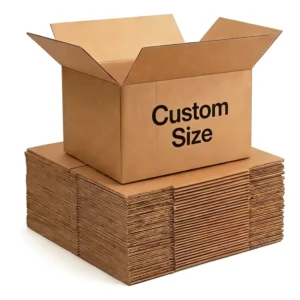 Custom Double-Wall Corrugated Shipping Box, Brown, Moving and Storage