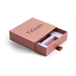 Custom Drawer Jewelry Box Pull-Out Rigid Paperboard Gift Packaging with Offset Printing for Necklace Ring Earring Bracelet
