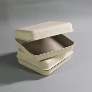 Custom Eco Friendly Biodegradable Molded Pulp Soap Box Recycled Paper Packaging Tray for Handmade Cosmetics