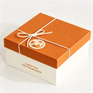 Custom Eco-Friendly Biodegradable Wedding Favor Gift Box with Matt Lamination and Ribbon