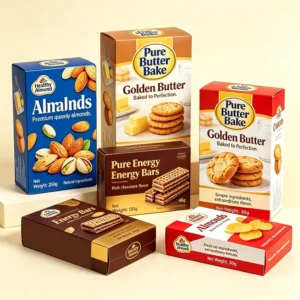 Custom Eco-Friendly Cartoon Food Packaging Manufacturer Protein Cookie Snack Biscuit Box