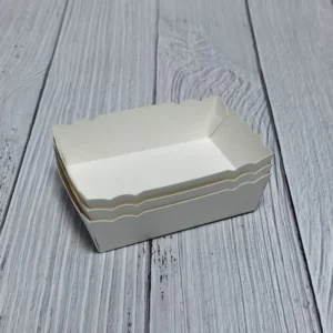 Custom Eco-Friendly Disposable Kraft Paper Food Container Leak-Proof Paper Tray for Party