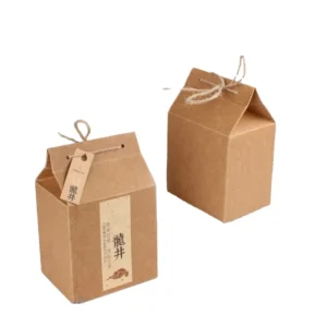 Custom Eco-Friendly Foldable Packaging Box Jasmine Tea Flower Cup Kraft Paper Box