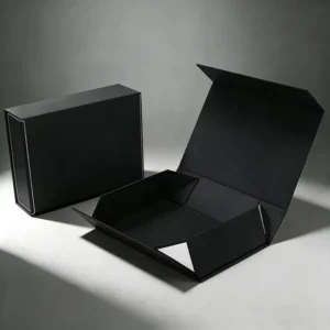 Custom Eco-Friendly Foldable Rigid Paper Box With Custom Shape, UV Logo, Embossing, Matte Lamination