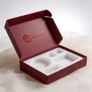 Custom Eco-Friendly Folding Corrugated Paper Shipping Mailer Box with Printed Logo and Inserts