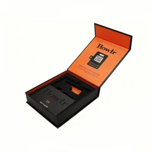 Custom Eco-Friendly Folding Rigid Cardboard Magnetic Boxes with Lining for Electronics Packaging