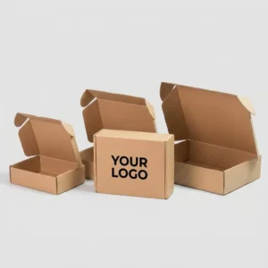 Custom Eco-Friendly Kraft Corrugated Mailer Box Durable Recyclable Cardboard Shipping Box for Gift and E-Commerce Packaging