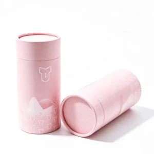 Custom Eco-Friendly Kraft Paper Gift Canister and Paper Tube Packaging