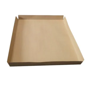 Custom Eco-Friendly Kraft Paper Square Box Tray with Four-Color Logo Printing, Low MOQ