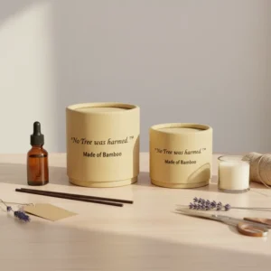 Custom Eco-Friendly Kraft Paper Tube Container for Essential Oil and Aromatherapy Oil