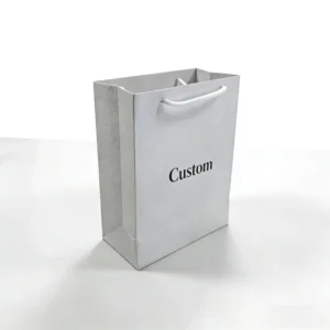 Custom Eco-Friendly Paper Tote Bags with Offset or Digital Printing for Clothing, Milk Tea, Coffee, Takeaway, and Cosmetics Packaging