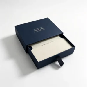 Custom Eco-Friendly Paperboard Slide-Out Drawer Gift Box for Cards, Letters and Invitations