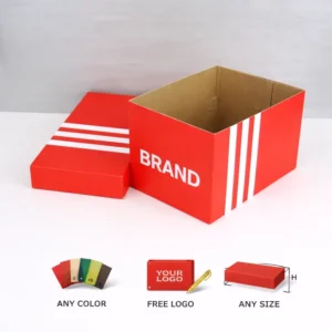 Custom Eco-Friendly Portable Corrugated Carton Box with Matt Lamination for Shipping and Storage