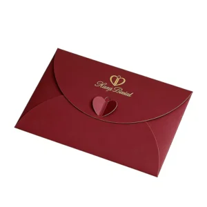 Custom Eco-Friendly Recycled Paper Folding Envelopes Promotional Greeting Card