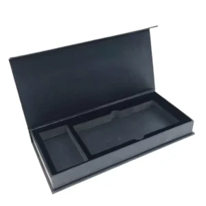 Custom Eco-Friendly Reusable Rigid Magnetic Closure Paper Box with EVA Liner for Mobile Phones and Accessories