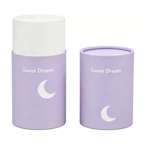 Custom Eco-Friendly Round Cylinder Coffee and Loose-Leaf Tea Canister Box Food Grade Kraft Paper Tube Packaging