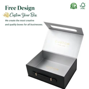 Custom Eco-friendly Paper Box for Blush Makeup Gift Packaging with Logo and Sponge