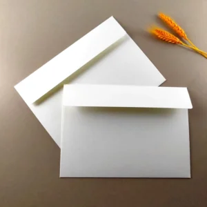 Custom Ecofriendly A6 Letter Paper Envelopes with Logo for Cards