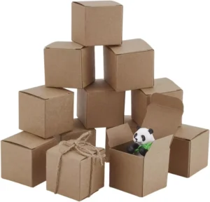 Custom Embossed Brown Corrugated Moving Shipping Boxes, Recyclable, Custom Size