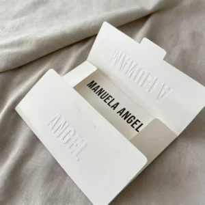 Custom Embossed VIP Card Holder Specialty Paper Personalized Envelope with Thank You Card