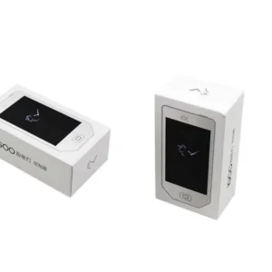 Custom Empty Cardboard Packaging Box for Smartphone, with Lid, Base, and Embossing