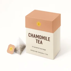 Custom Empty Cardboard Paper Spices Teabags Tea Bag Set Gift Packaging Box