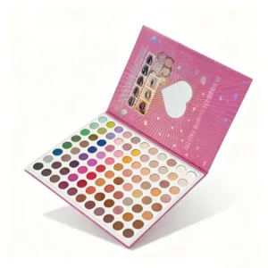 Custom Empty Eyeshadow Palette Cosmetic Packaging Box for Blush, Highlighter, Contour, and Eyebrow Powder