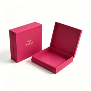 Custom Empty Rigid Square Packaging Boxes, Large Size, for Small Business